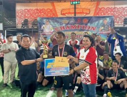 Bupati Kapuas Tutup Turnamen Mini Soccer Hari Bhayangkara ke -78