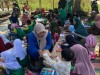 PC PMII Kapuas Berbagi Susu UHT dan Roti di TK NU Kapuas Timur