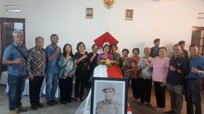 Jasad Pejuang Kemerdekaan Cornelius Willem Dipindahkan ke TMP Sanaman Lampang Palangka Raya
