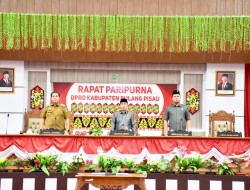 Ketua DPRD Pulang Pisau Tandean Indra Bella Pimpin Rapat Paripurna penutupan Masa Sidang Tahun 2025 dan Propemperda Tahun 2026.