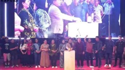 Hujan itu berkah, Warga berdatangan dalam Pisah Sambut Tahun Pemkab Kapuas.