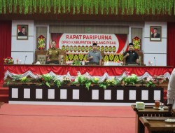 Ketua DPRD Pulang Pisau Tandean Indra Bela. Buka Masa Persidangan I Tahun Sidang 2026